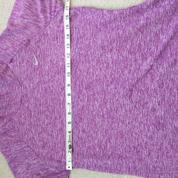 Nike Dri-fit long sleeve athletic cowl-neck hoodie purple medium - Picture 8 of 9